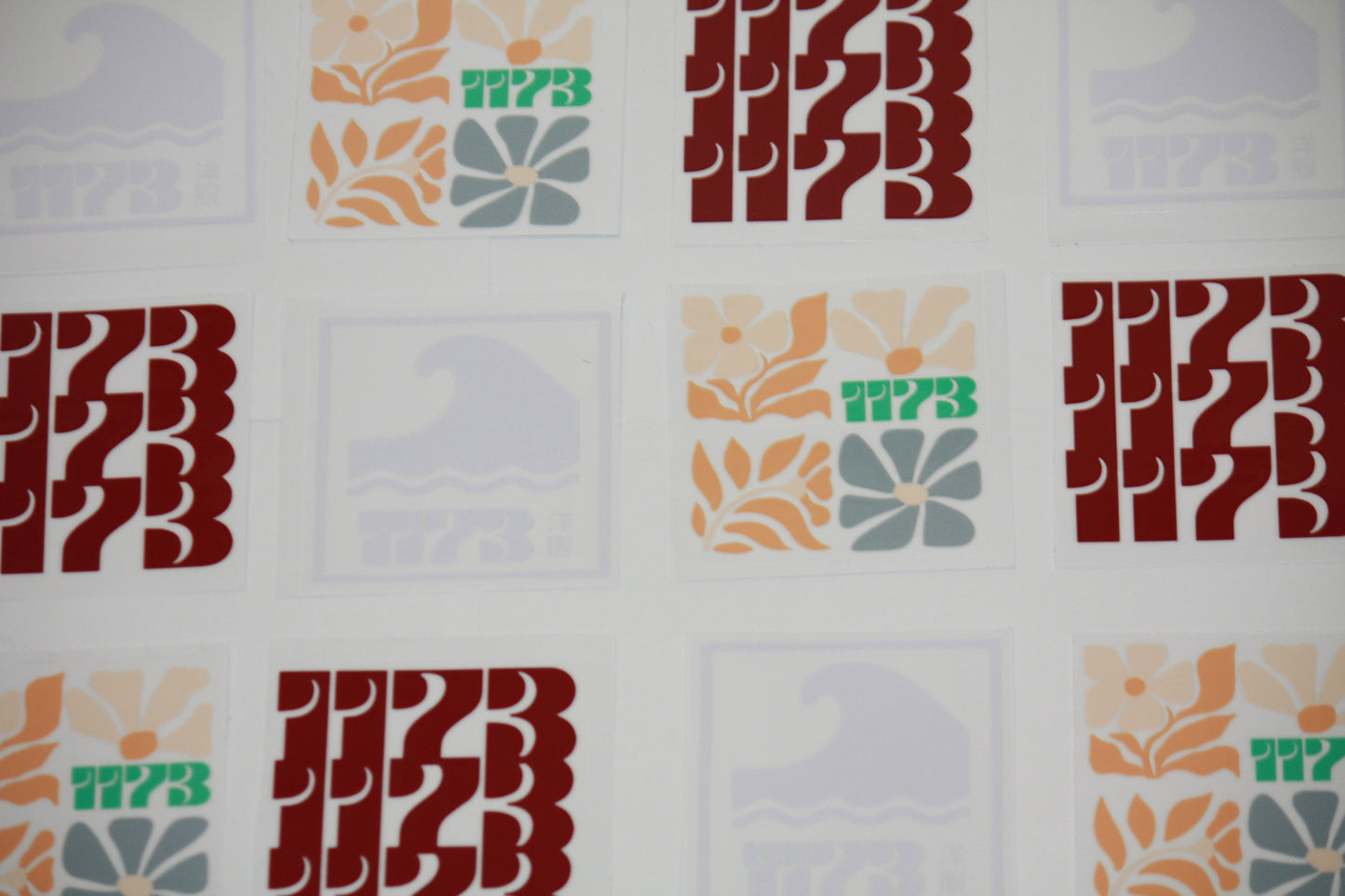 Waterproof Transfer Stickers – 3 Elegant Designs